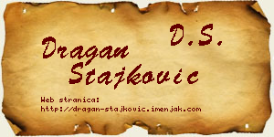 Dragan Stajković vizit kartica